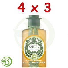 Pack 4x3 Shampoo alla Bardana Shila