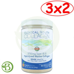 Confezione 3x2 Collagene Clinico Tipo I e II 298Gr. Kal