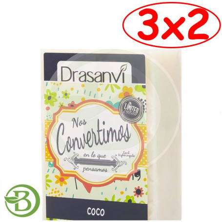 Pack 3x2 Jabón Coco 100Gr. Drasanvi