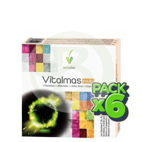 Pack 6x Vitalmas Multi 30 Cápsulas Novadiet