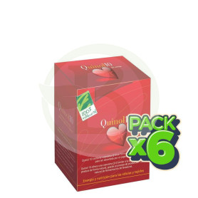 Pack 6x Quinol 10 60 Perlas 100% Natural