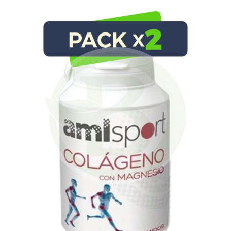 Pack 2x Colágeno Con Magnesio 270 Comprimidos AML Sport Ana Mª Lajusticia