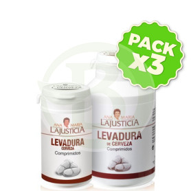 Pack 3x Levadura de Cerveza 280 Comprimidos Ana Mª Lajusticia