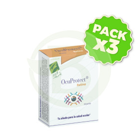 Pack 3x Ocuprotect® Retina 30 Perlas Cienporcien Natural