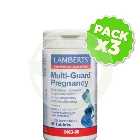 Pack 3x Multi-Guard® Pregnancy 90 Tabletas Lamberts