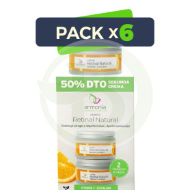 Pack 6x Pack Crema Retinal 2ª Unidad 50% 2X50ml Armonia
