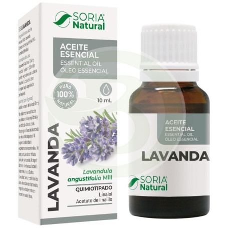 Aceite Esencial De Lavanda 10Ml Soria Natural