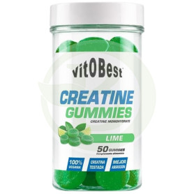 Creatine Gummies Sabor Lima 50 Gominolas Vit.o.best