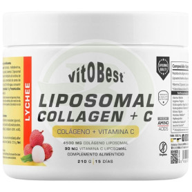 Liposomal Collagen + Vitamina C Sabor Lichi 210G Vit.o.best