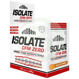 Isolate Cfm Zero Sabor Galleta María 15 Sobres Vit.o.best
