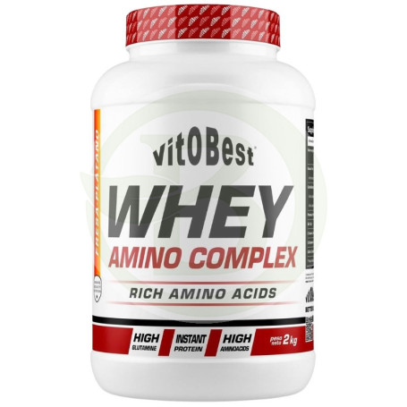 Whey Amino Complex Sabor Fresa-Plátano 2Kg Vit.o.best