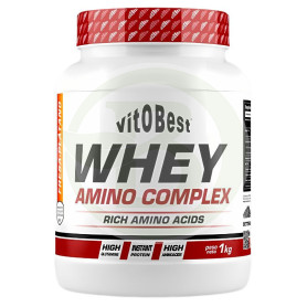 Whey Amino Complex Sabor Fresa-Plátano 1Kg Vit.o.best