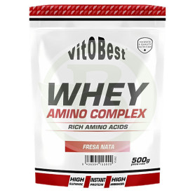 Whey Amino Complex Sabor Fresas con Nata 500G Vit.o.best