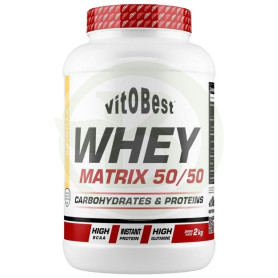 Whey Matrix 50/50 Sabor Vainilla 2Kg Vit.o.best
