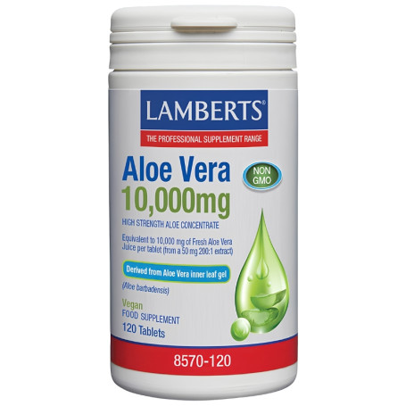 Aloe Vera 10.000 Mg 120 Compresse Lamberts