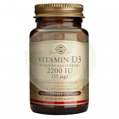 Vitamina D3 2200UI (55Mcg.) 50 Capsule Solgar